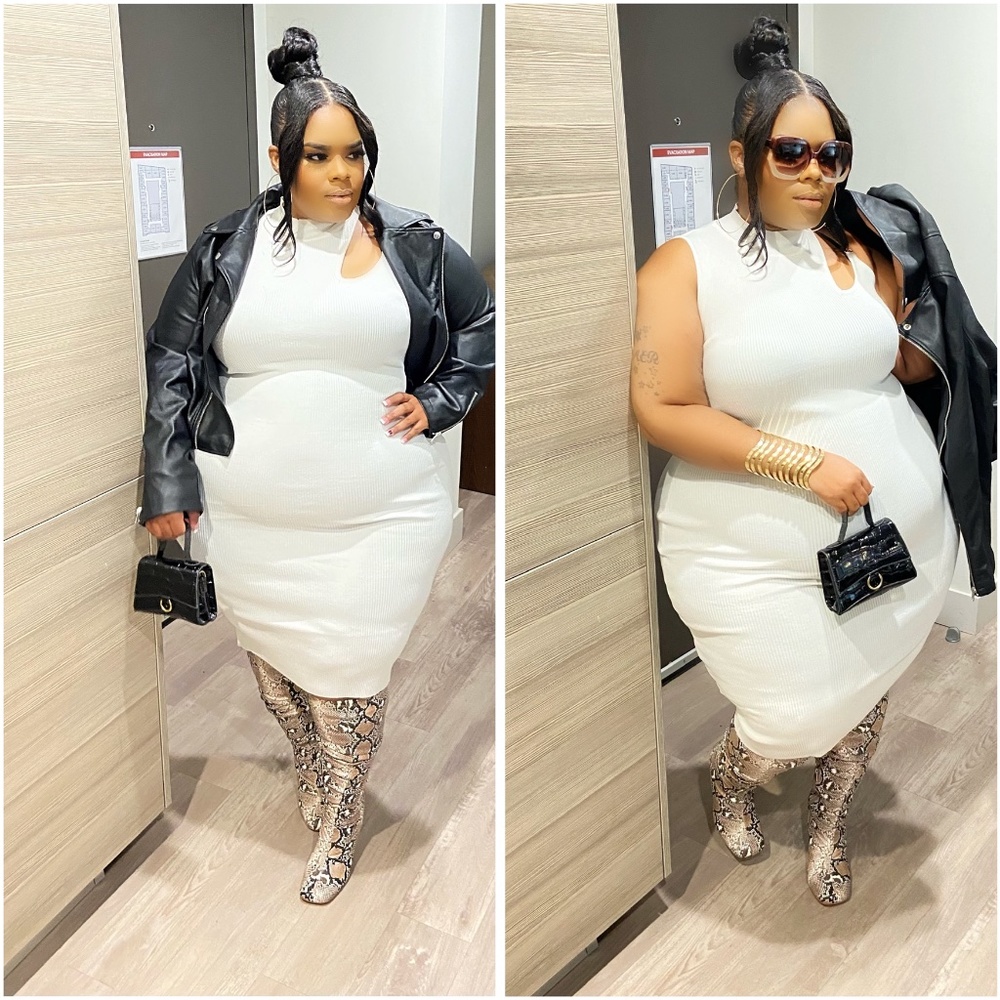 Chained Cotton Dress